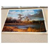 (4) Prints by acclaimed wildlife artist  David Maass