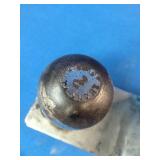 Stainless steel trailer hitch ball mount with a 2-inch shank and a pre-installed 2' trailer ball.