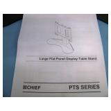 Chief PTS Series Large Flat Panel Display Table Stand