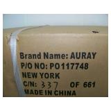 Auray ERS-12U 12-Space Steel Equipment Rack with 3' Locking Casters - NEW IN BOX