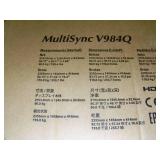 98' NEC V984Q 4K UHD LED Professional Commercial Display / Monitor - LISTS FOR $10k+ ONLINE - NEW IN OPEN BOX