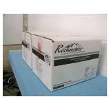 (2) Rockustics P-5079 Econorock Rock-Shaped Outdoor Weatherproof Patio / Landscaping Pro Audio Speaker - Brown - NEW IN BOX