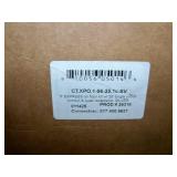 (3 Boxes) Connectrac CT.XPO.1-06-25.1c-SV 6' Express On Floor Kit with 25' Single Circuit Conduit and Quad Receptacle - Silver in color - NEW IN BOX