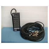 C.B.I Performer Series 28-Channel Audio Snake / Pro Audio Stage Box - 100'
