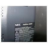 (2) 55' NEC MA551 MultiSync 4K UHD LED-Backlit LCD Monitors Mounted on a Peerless Heavy-Duty Rolling TV / Monitor Stand/Cart with HDMI Cablea - does NOT include Remote Controls