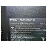 (2) 43' NEC MA431 MultiSync Wide Color Gamut UHD Digital Signage Professional Displays