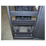 Middle Atlantic MRK-4036 Audio / Video (A/V) Electronic Equipment Rack Enclosure with Lockable Front Vented Door - Keys INCLUDED, (4) 4' Top Cooling Fans with Thermostat and Mounted Power Strip