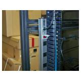 Middle Atlantic MRK-4036 Audio / Video (A/V) Electronic Equipment Rack Enclosure with Lockable Front Vented Door - Keys INCLUDED, (4) 4' Top Cooling Fans with Thermostat and Mounted Power Strip