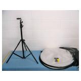 Impact LS-8AI Collapsible Telescoping Tripod and Collapsible Background