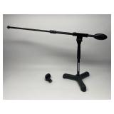 Samson MB1 Heavy Duty Low-Profile Adjustable Mini Boom Microphone Stand with Shure Mic Clip Adapter