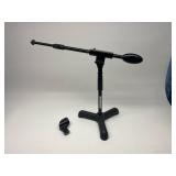 Samson MB1 Heavy Duty Low-Profile Adjustable Mini Boom Microphone Stand with Shure Mic Clip Adapter
