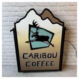 Carribou Coffee Light Up Sign