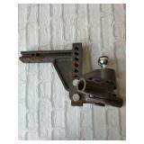 adjustable hitch ball mount