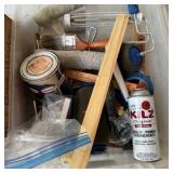 caulk, paint stuff & flex seal