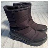 Silent Care Men's Sz10 Mid-Calf Winter Snow Boots
