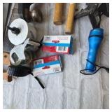 Misc. tools, bags, saws, handhelds etc.