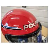 Polaris Wedge Snowmobile Helmet and Tank Bag