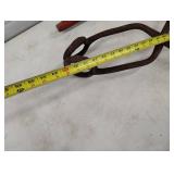 Large Vintage Ice Tongs and Post Pullers