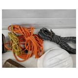 Mud Stick End, Foam Canoe Bracket, Can Crusher, Rope, Hardhat and pump