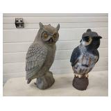Pair of Garden Owls