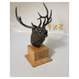 Signed S.L. Knight Bugling Elk Bronze Sculpture ~ 65/200