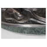 Carl Kauba Bronze Buffalo Sculpture