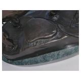 Carl Kauba Bronze Buffalo Sculpture