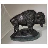 Carl Kauba Bronze Buffalo Sculpture
