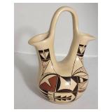 Hand Painted Hopi Wedding Vase by Alice Dashee of Walpi Village