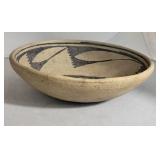 Native American Mimbres Style Checkered Fish Bowl