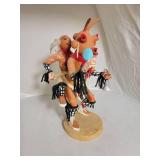 Signed Hopi Mudhead Kachina Doll with Child on Back