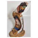 Signed Hopi Long Hair Kachina Doll ~ Rain and Fertility Figure