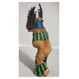 Hand Carved Hopi Crow Mother Kachina Doll by Alvin Navasie Sr.
