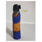 Signed Hopi Long Hair Kachina Doll by T. Walters