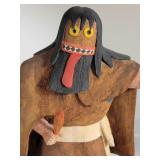 Hopi Ogre Woman Kachina Doll by Artist Elliott Selestewa