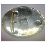 Crumrine Sunburst Cowboy Belt Buckle