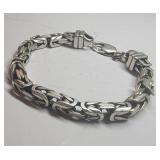 Heavy Sterling Silver Bracelet ~ 51 Grams