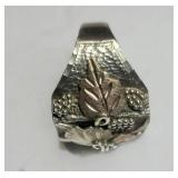BHG Sterling & Rose Gold Grapevine Ring ~ Size 8, 13g