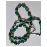 Southwestern Turquoise Bead Necklace ~ 26 Inches