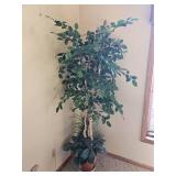 Tall Faux Birch and Greenery Arrangement, 84 Inches
