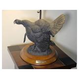 Signed Shouting Tom Wild Turkey Table Lamp