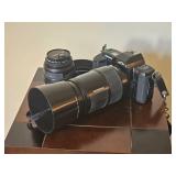 Olympus OM77 AF 35mm Film Camera with Zoom Lenses