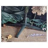 Seven foot tall flocked Artificial Tree