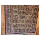 Traditional Panel Pattern Area Rug 63 by 91 Inches
