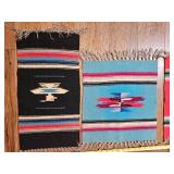 Southwestern Style Woven Accent Rug Group