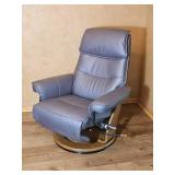 Gray BenchMaster Reclining Lounge Chair