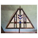 Mission Style Stained Glass Floor Lamp