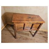 Rustic Wood Storage Table with Lift Top
