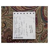 Paisley Pembroke Southern Furniture Accent Chair with Red Pillow
