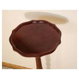 Classic Turned Wood Pedestal Plant Stand, 12 by 35 Inches